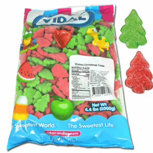 Vidal Christmas Trees Gummies 4.4 Pound Bag Bulk